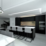 Cuisine 3D Mougins BC Constructions Villas