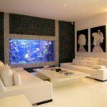 decoration salon avec aquarium
