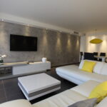 décoration mur en stuc