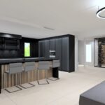 Cuisine noir mat BC Constructions Villas